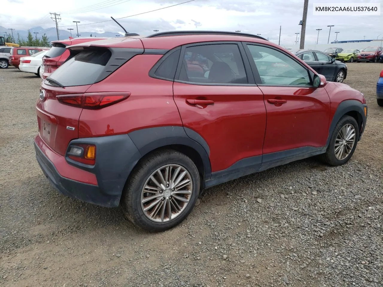 2020 Hyundai Kona Sel VIN: KM8K2CAA6LU537640 Lot: 68967204