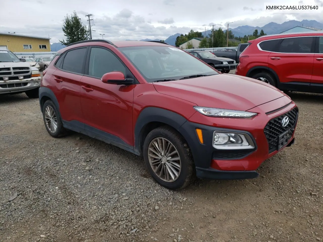 2020 Hyundai Kona Sel VIN: KM8K2CAA6LU537640 Lot: 68967204