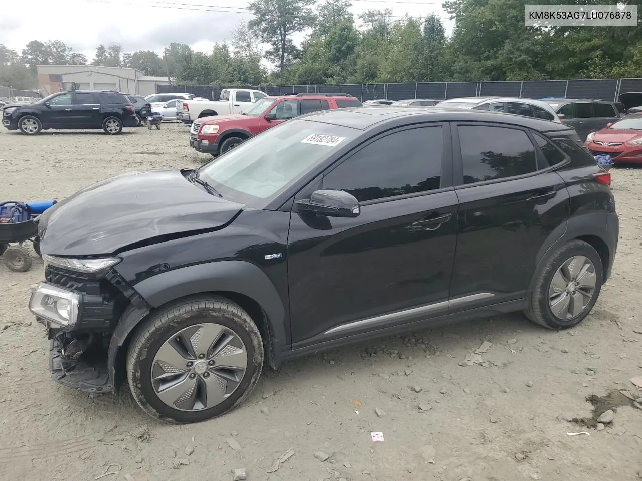 2020 Hyundai Kona Ultimate VIN: KM8K53AG7LU076878 Lot: 69182784