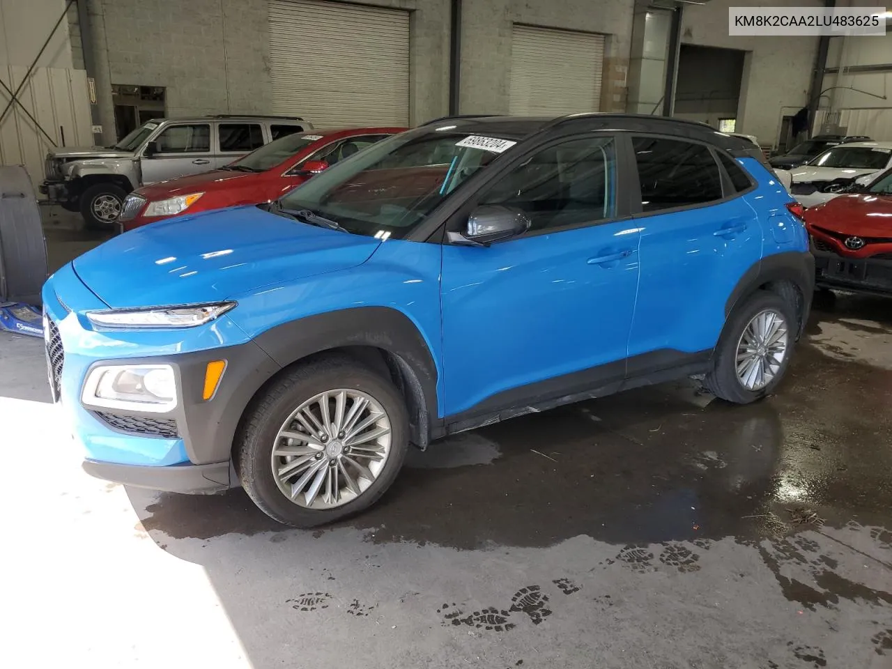 2020 Hyundai Kona Sel VIN: KM8K2CAA2LU483625 Lot: 69863204