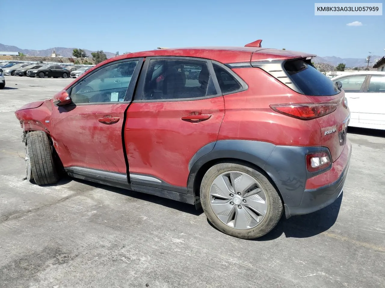 2020 Hyundai Kona Limited VIN: KM8K33AG3LU057959 Lot: 70018114