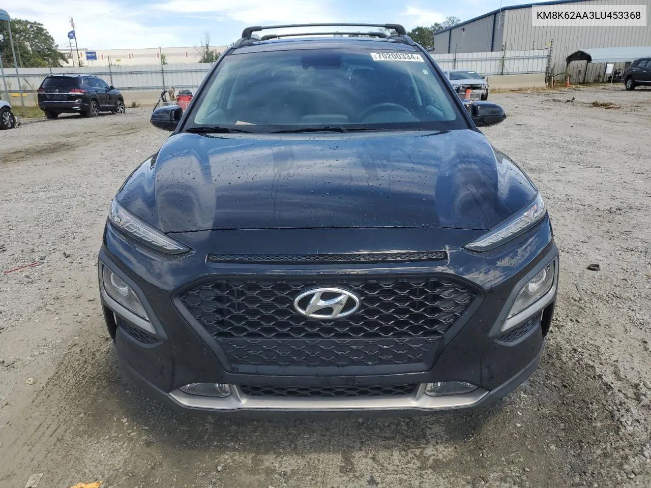 2020 Hyundai Kona Sel Plus VIN: KM8K62AA3LU453368 Lot: 70200334