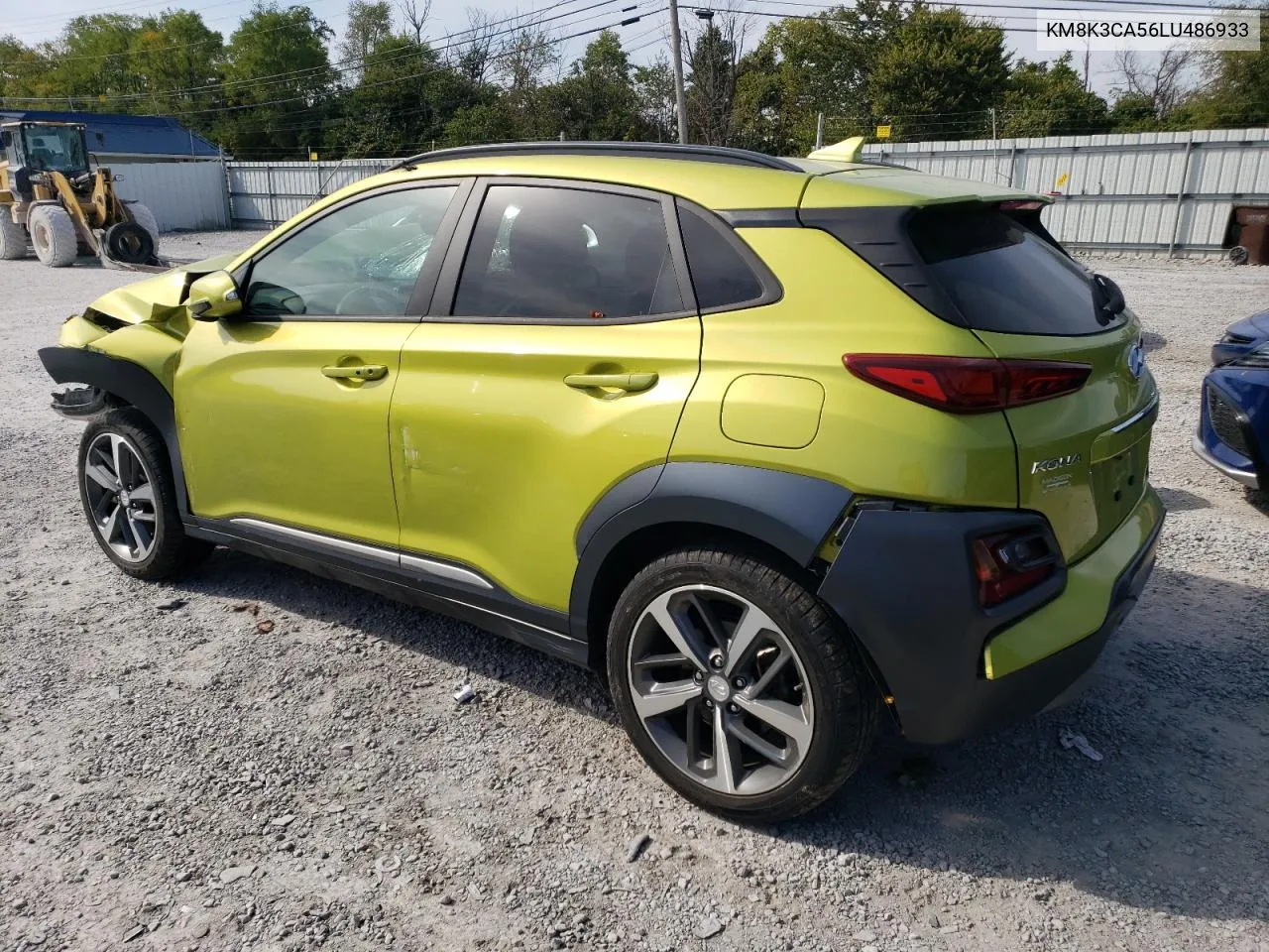 2020 Hyundai Kona Limited VIN: KM8K3CA56LU486933 Lot: 70286624