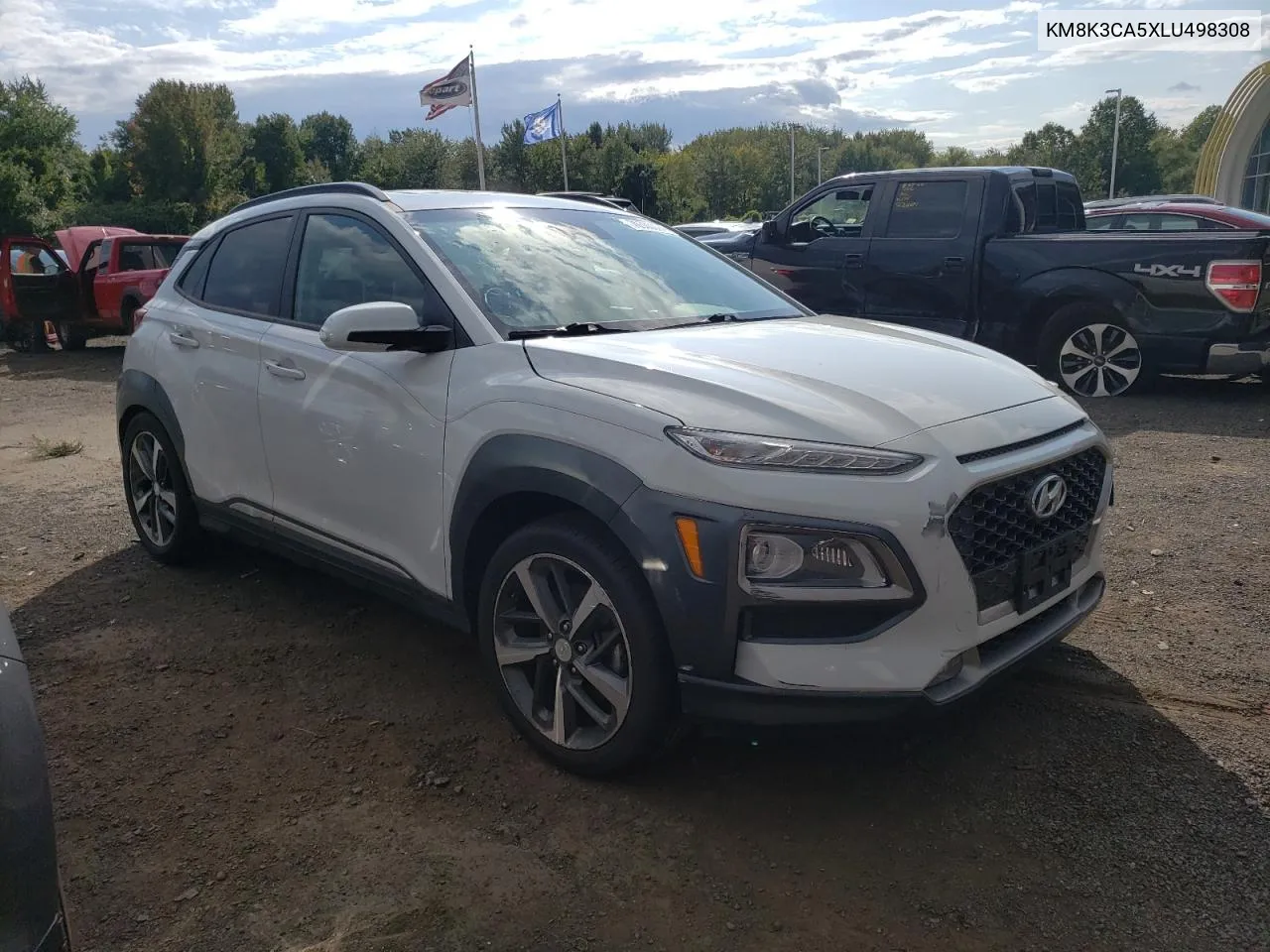 2020 Hyundai Kona Limited VIN: KM8K3CA5XLU498308 Lot: 70500094