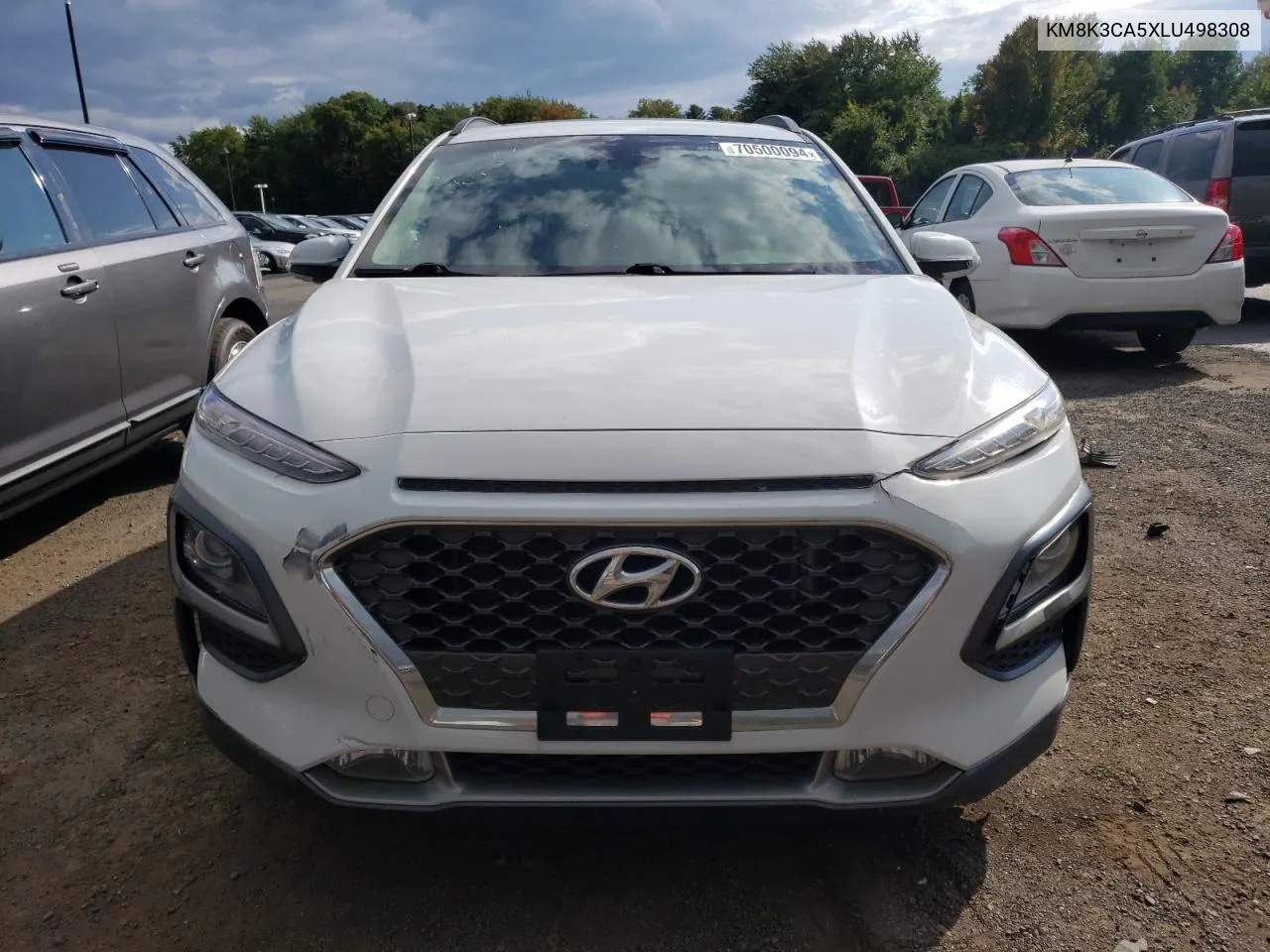 2020 Hyundai Kona Limited VIN: KM8K3CA5XLU498308 Lot: 70500094