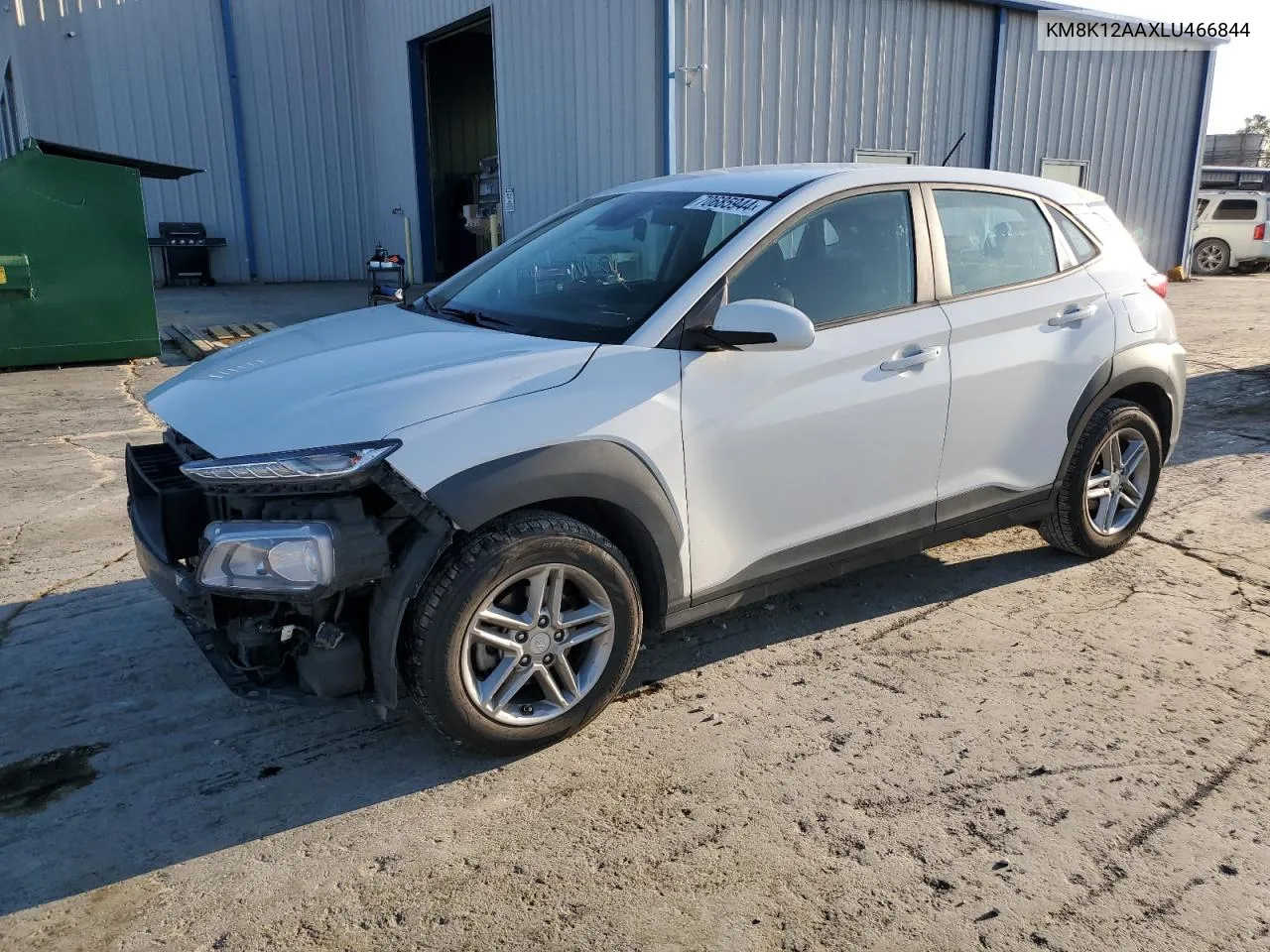 2020 Hyundai Kona Se VIN: KM8K12AAXLU466844 Lot: 70685944