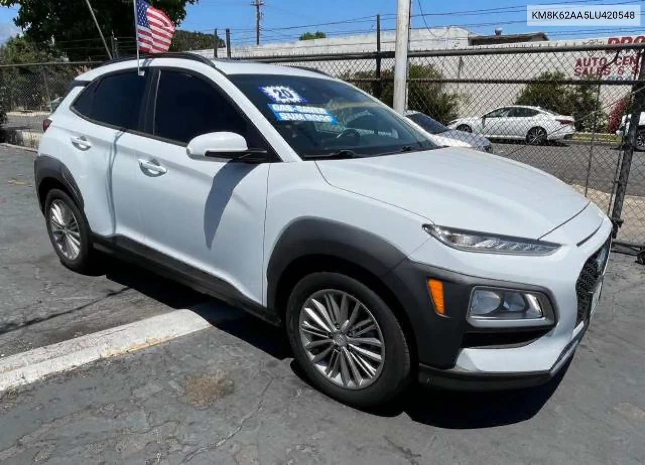 KM8K62AA5LU420548 2020 Hyundai Kona Sel Plus