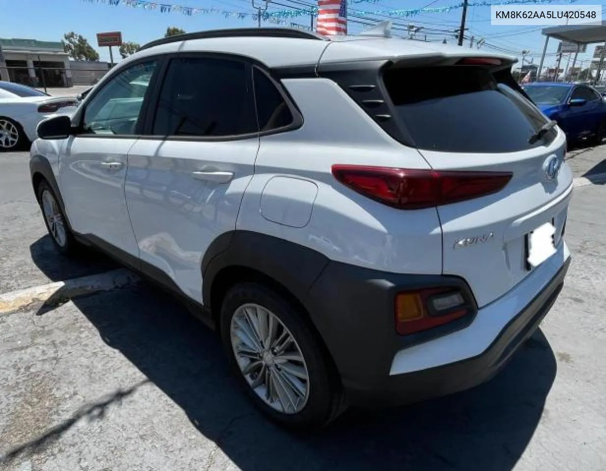 KM8K62AA5LU420548 2020 Hyundai Kona Sel Plus