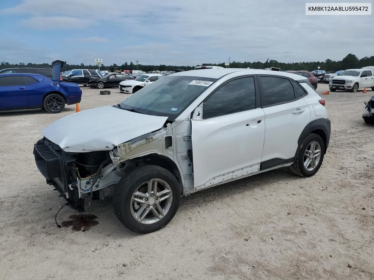 2020 Hyundai Kona Se VIN: KM8K12AA8LU595472 Lot: 71002764