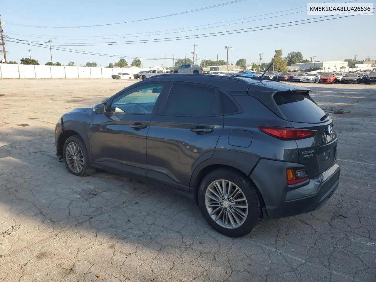 2020 Hyundai Kona Sel VIN: KM8K2CAA8LU426636 Lot: 71071864