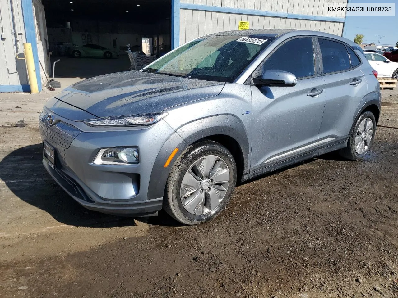 2020 Hyundai Kona Limited VIN: KM8K33AG3LU068735 Lot: 71104464