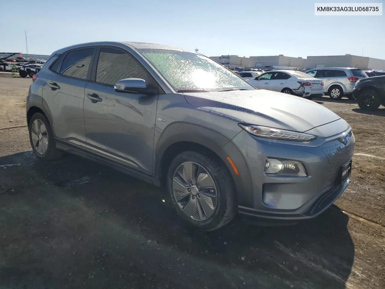 2020 Hyundai Kona Limited VIN: KM8K33AG3LU068735 Lot: 71104464