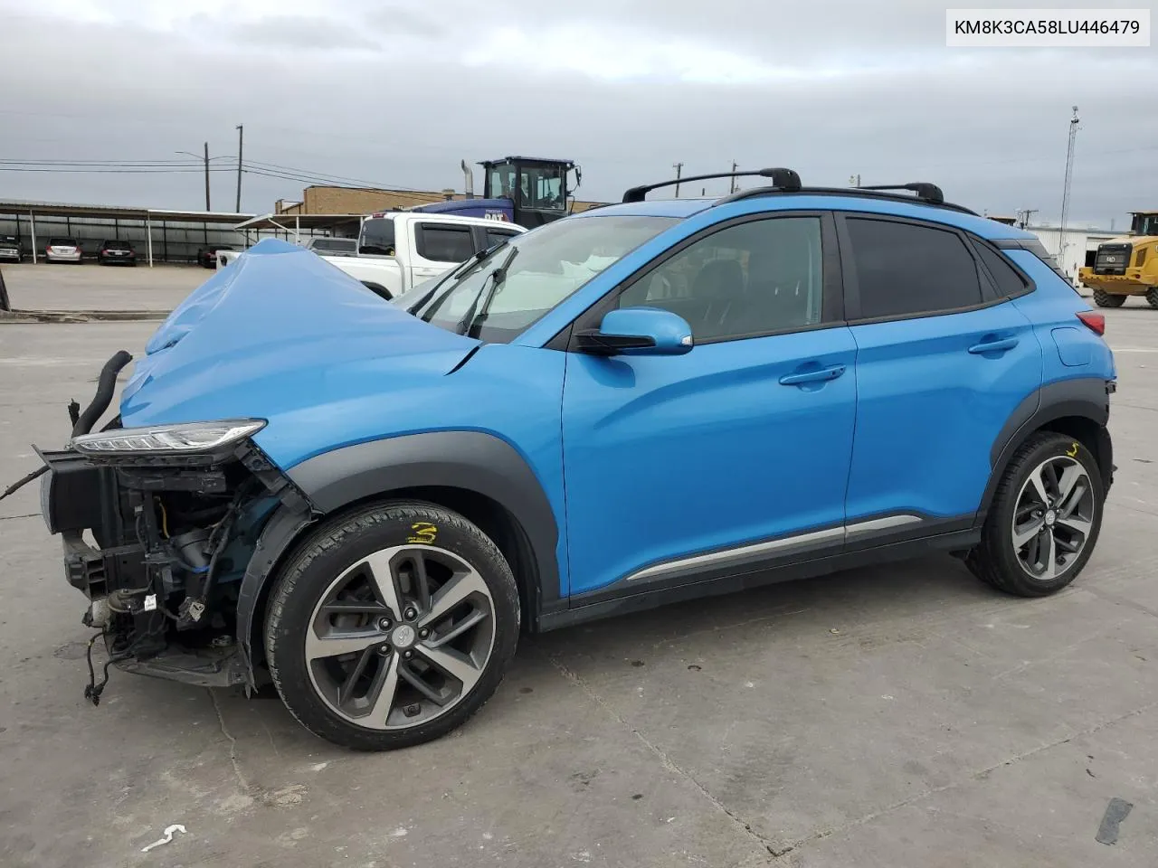 2020 Hyundai Kona Limited VIN: KM8K3CA58LU446479 Lot: 71108274