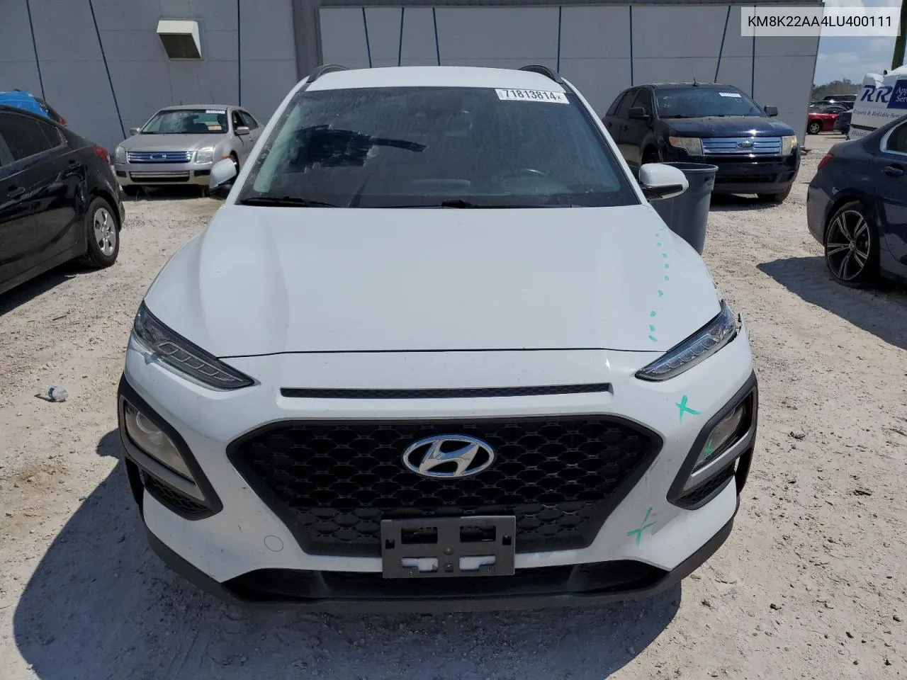 2020 Hyundai Kona Sel VIN: KM8K22AA4LU400111 Lot: 71813814