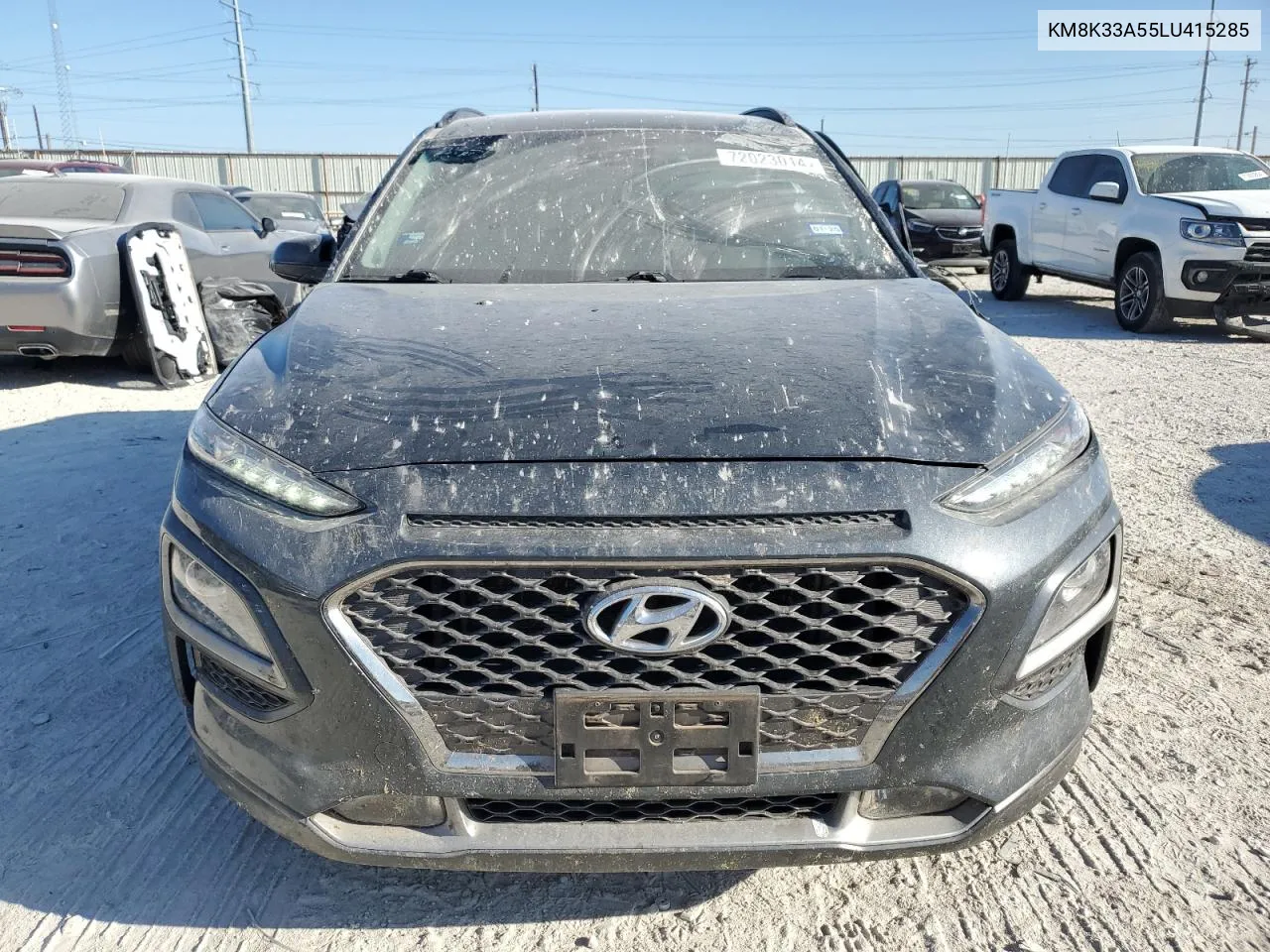 2020 Hyundai Kona Limited VIN: KM8K33A55LU415285 Lot: 72023014