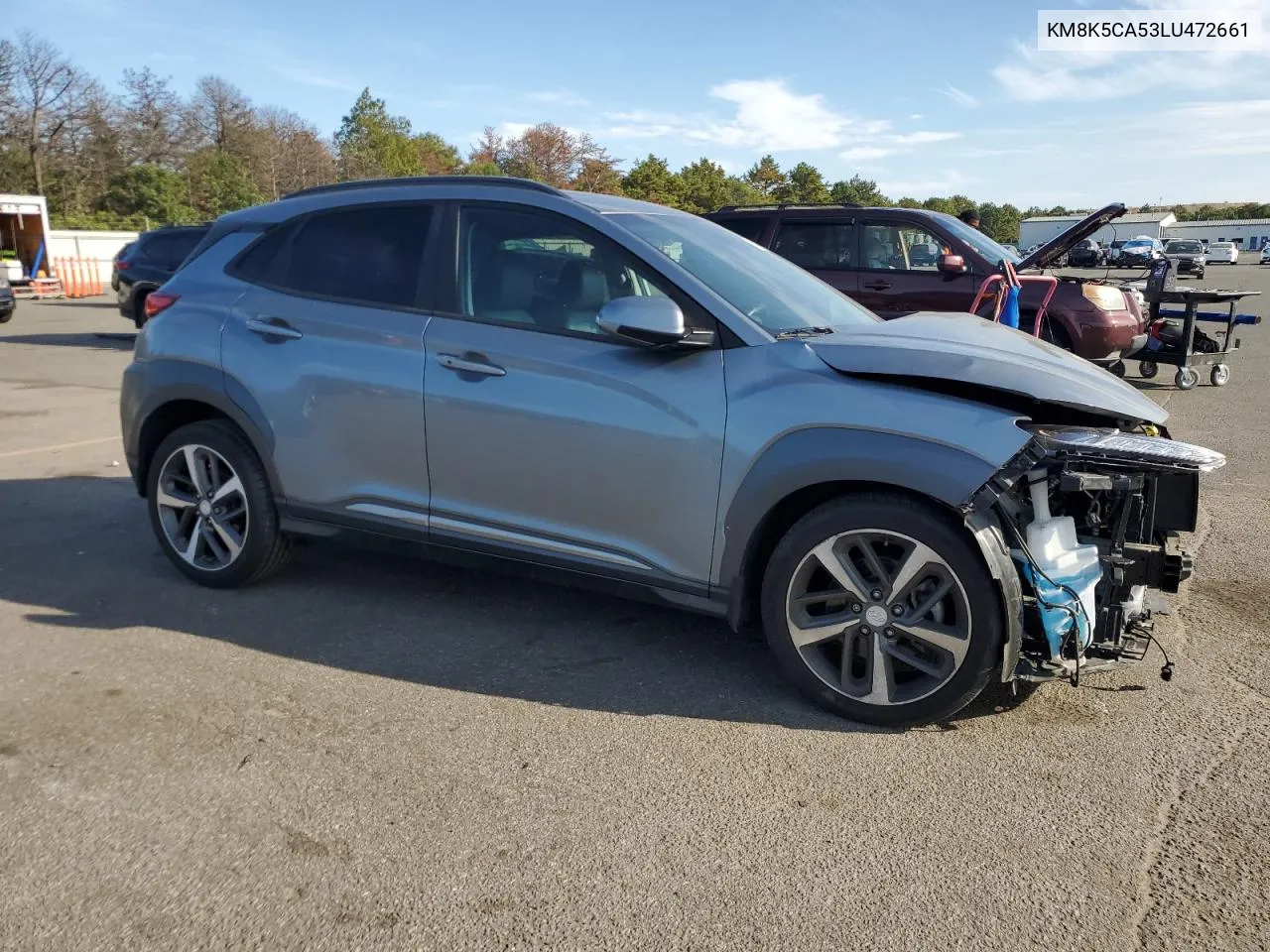 2020 Hyundai Kona Ultimate VIN: KM8K5CA53LU472661 Lot: 72037694