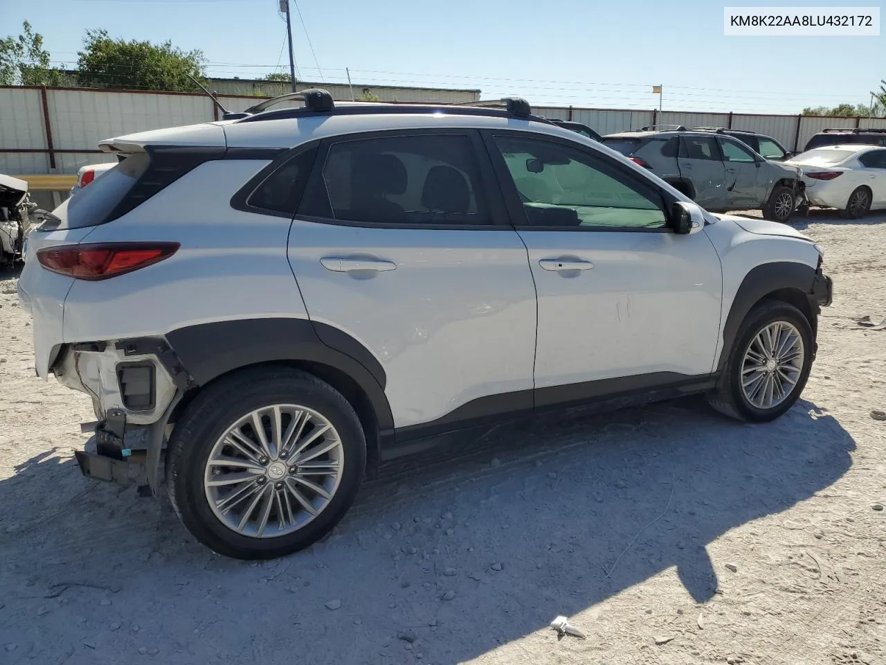 2020 Hyundai Kona Sel VIN: KM8K22AA8LU432172 Lot: 72149374