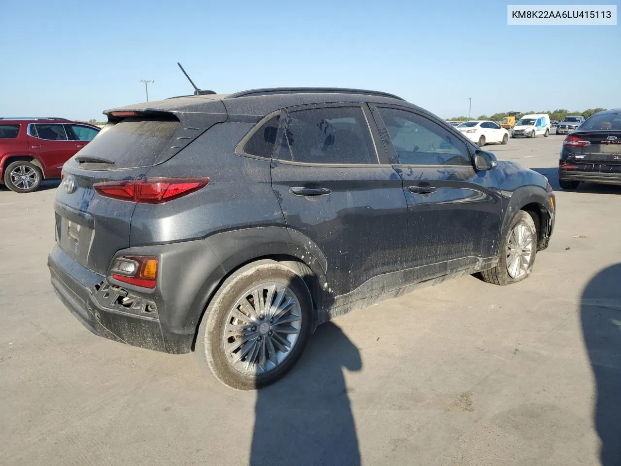 2020 Hyundai Kona Sel VIN: KM8K22AA6LU415113 Lot: 72282374