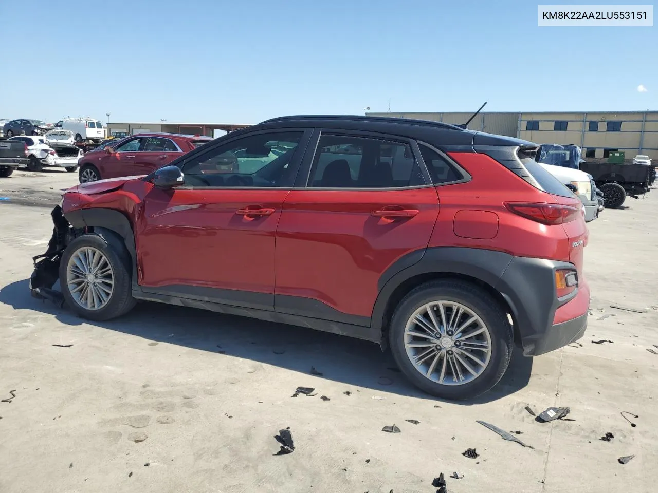 KM8K22AA2LU553151 2020 Hyundai Kona Sel