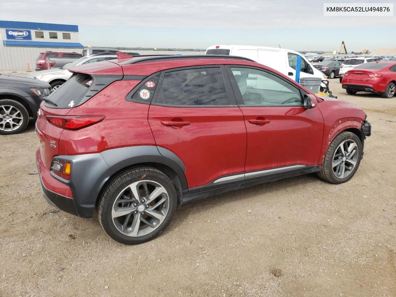 2020 Hyundai Kona Ultimate VIN: KM8K5CA52LU494876 Lot: 72770474