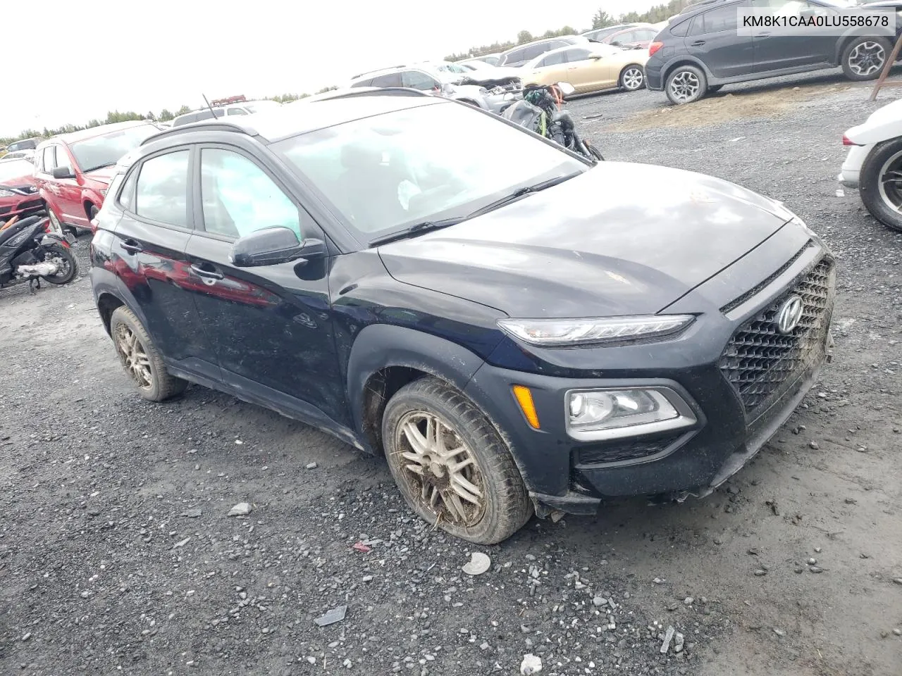 2020 Hyundai Kona Se VIN: KM8K1CAA0LU558678 Lot: 72892544