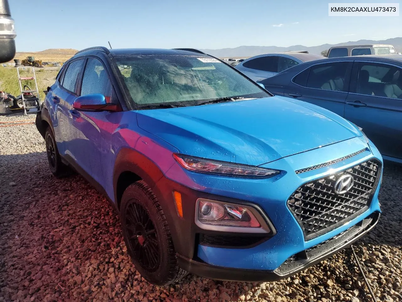 2020 Hyundai Kona Sel VIN: KM8K2CAAXLU473473 Lot: 73172324