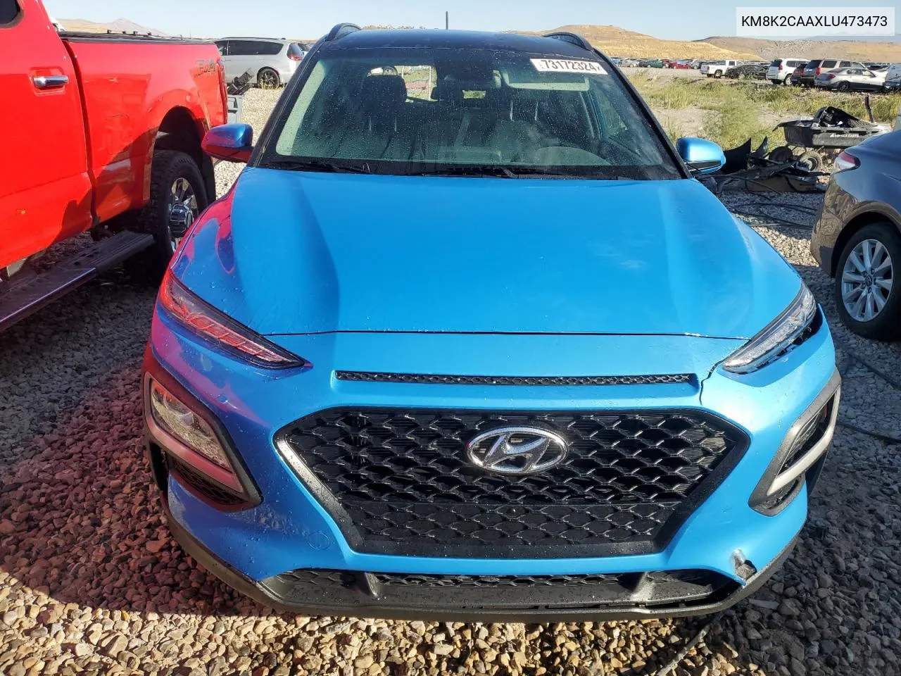 2020 Hyundai Kona Sel VIN: KM8K2CAAXLU473473 Lot: 73172324