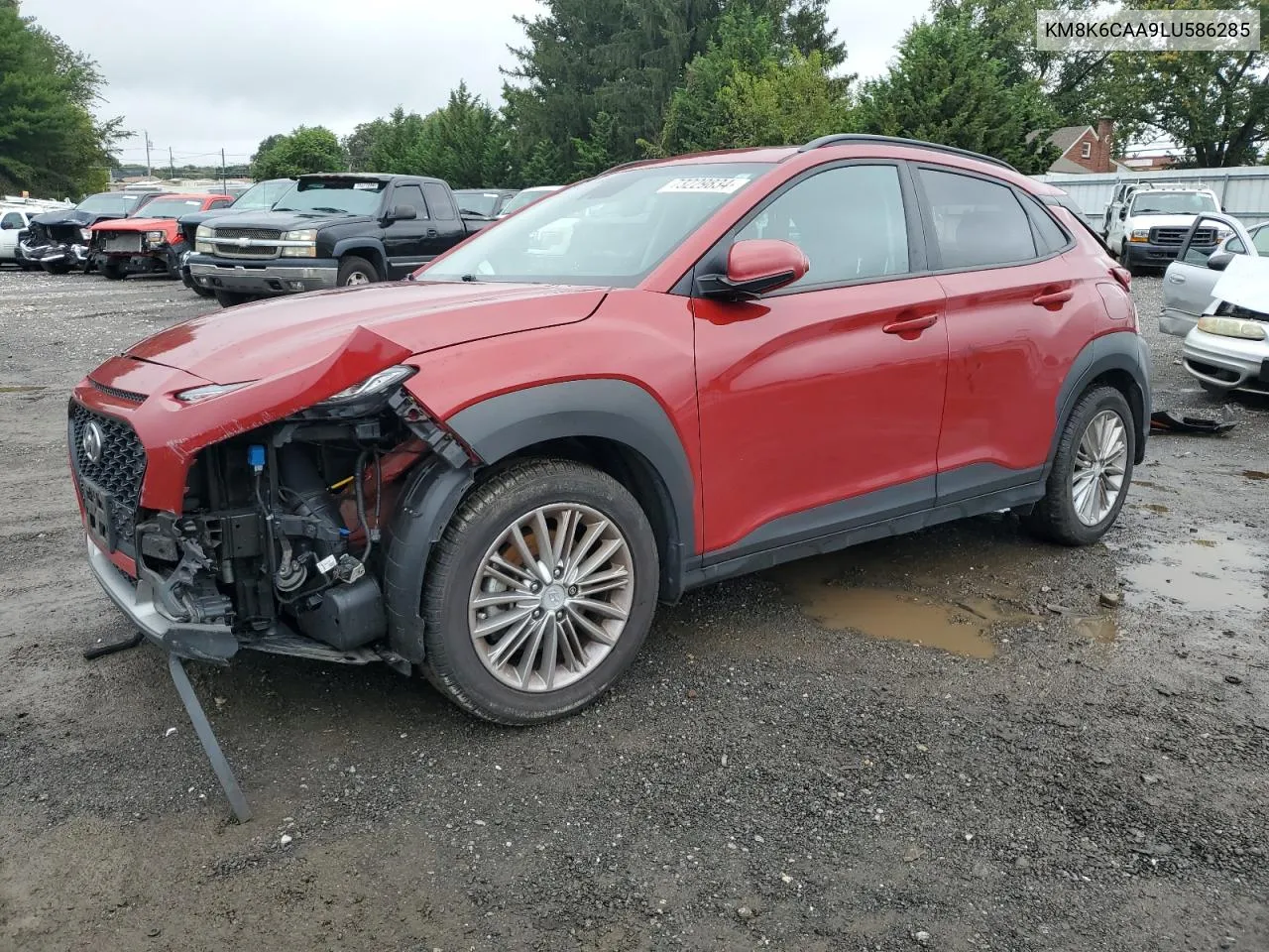 2020 Hyundai Kona Sel Plus VIN: KM8K6CAA9LU586285 Lot: 73229834