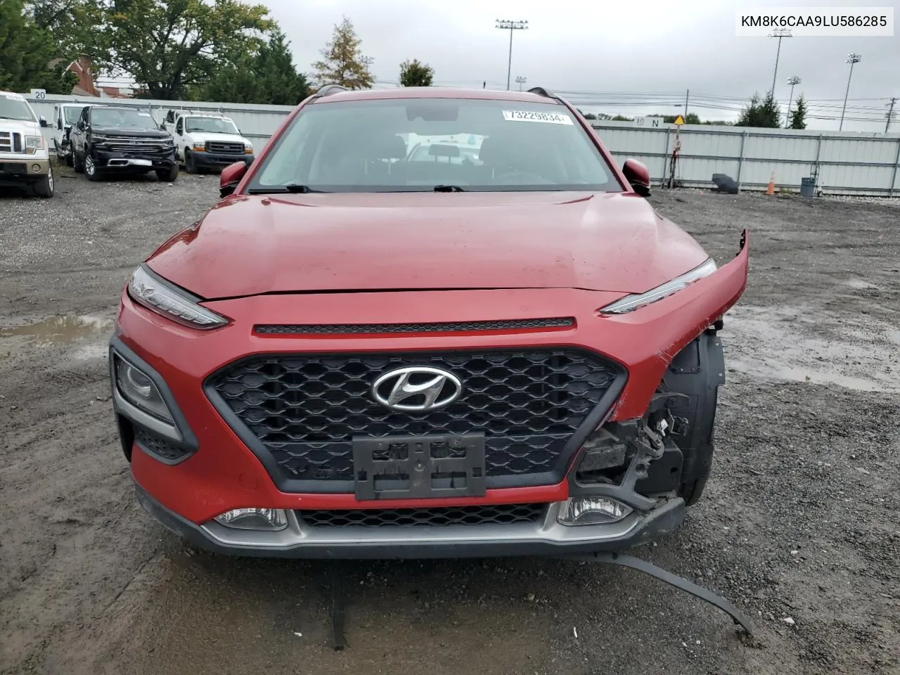 2020 Hyundai Kona Sel Plus VIN: KM8K6CAA9LU586285 Lot: 73229834