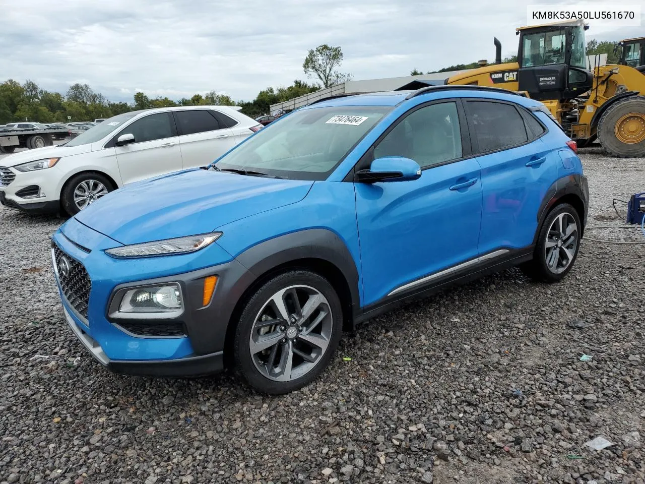 2020 Hyundai Kona Ultimate VIN: KM8K53A50LU561670 Lot: 73476464