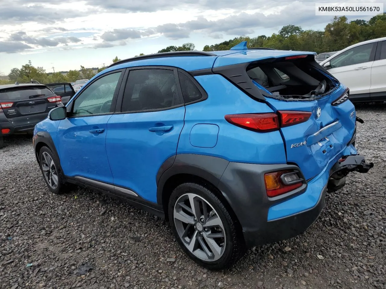 2020 Hyundai Kona Ultimate VIN: KM8K53A50LU561670 Lot: 73476464