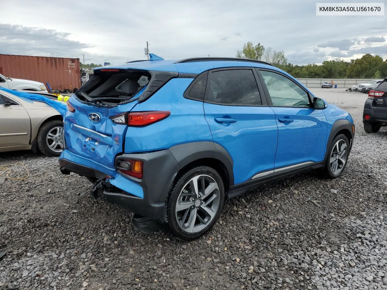 2020 Hyundai Kona Ultimate VIN: KM8K53A50LU561670 Lot: 73476464