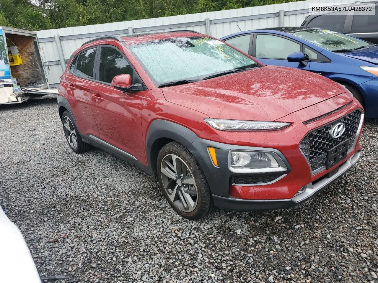 2020 Hyundai Kona Ultimate VIN: KM8K53A57LU428372 Lot: 73765774