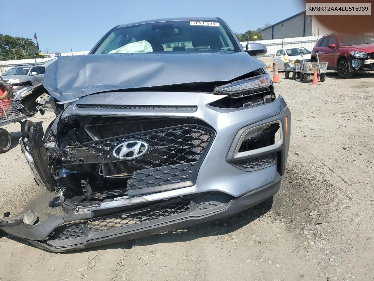 KM8K12AA4LU515939 2020 Hyundai Kona Se