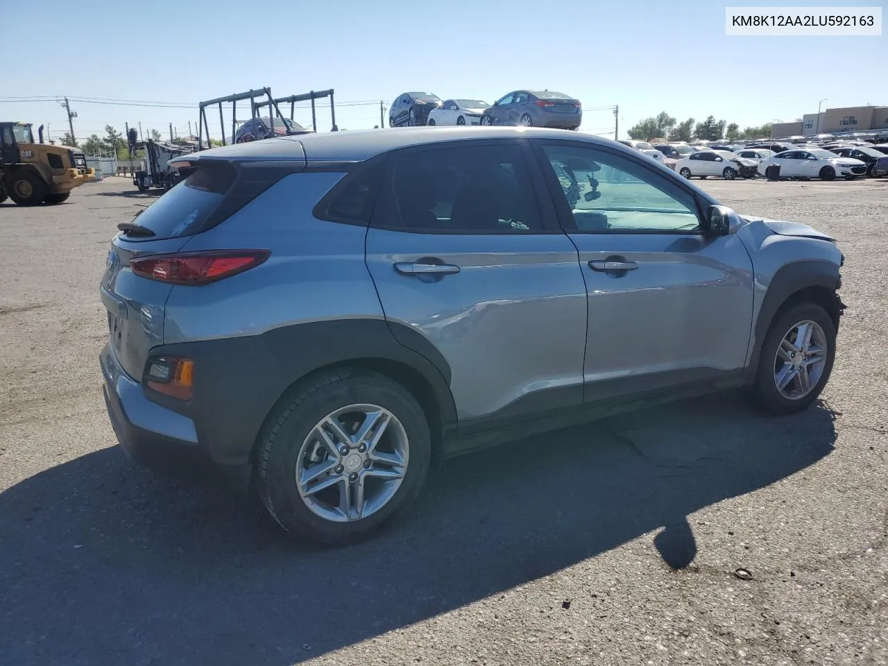 2020 Hyundai Kona Se VIN: KM8K12AA2LU592163 Lot: 74021944