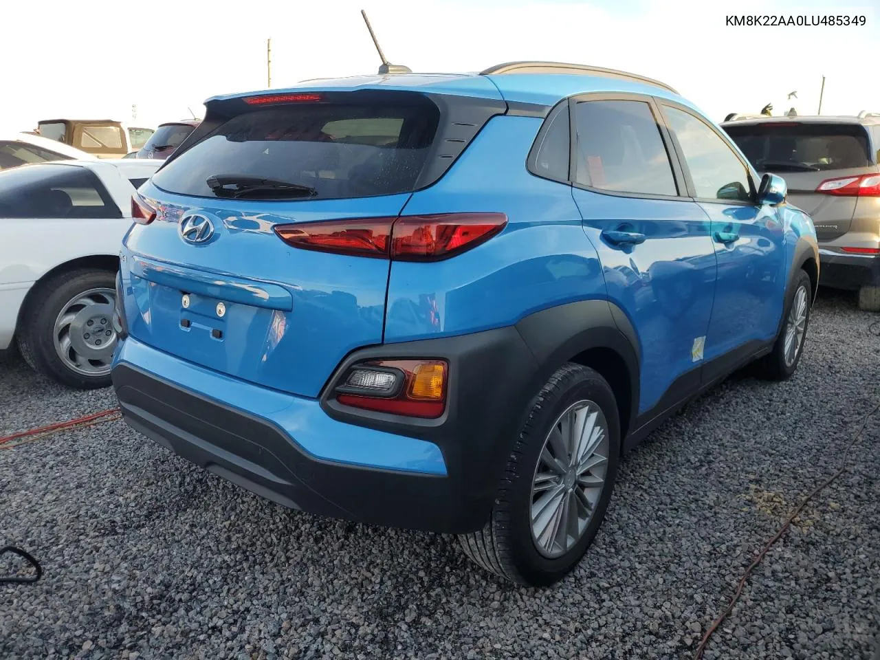 2020 Hyundai Kona Sel VIN: KM8K22AA0LU485349 Lot: 74221244