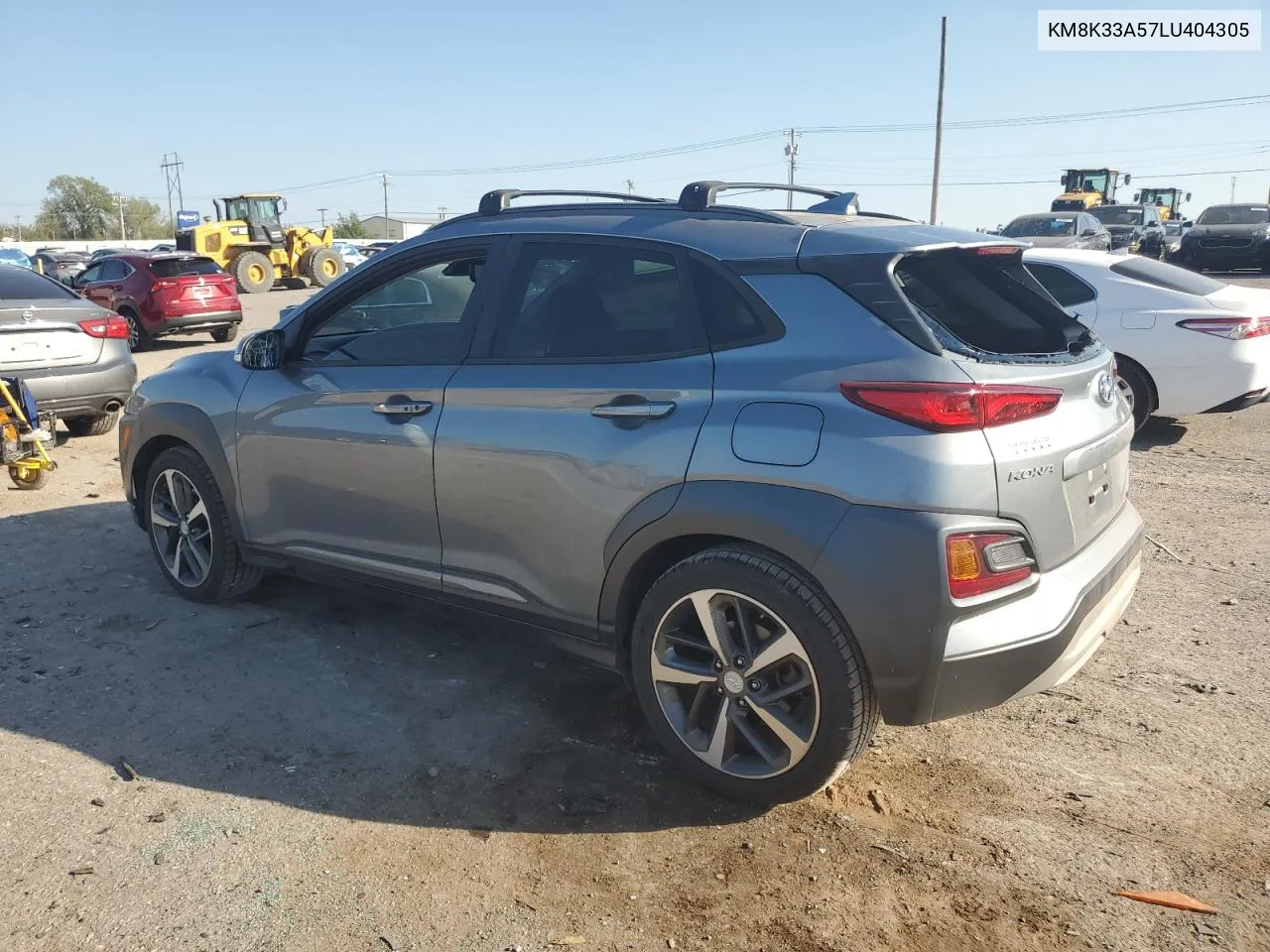 2020 Hyundai Kona Limited VIN: KM8K33A57LU404305 Lot: 74675834