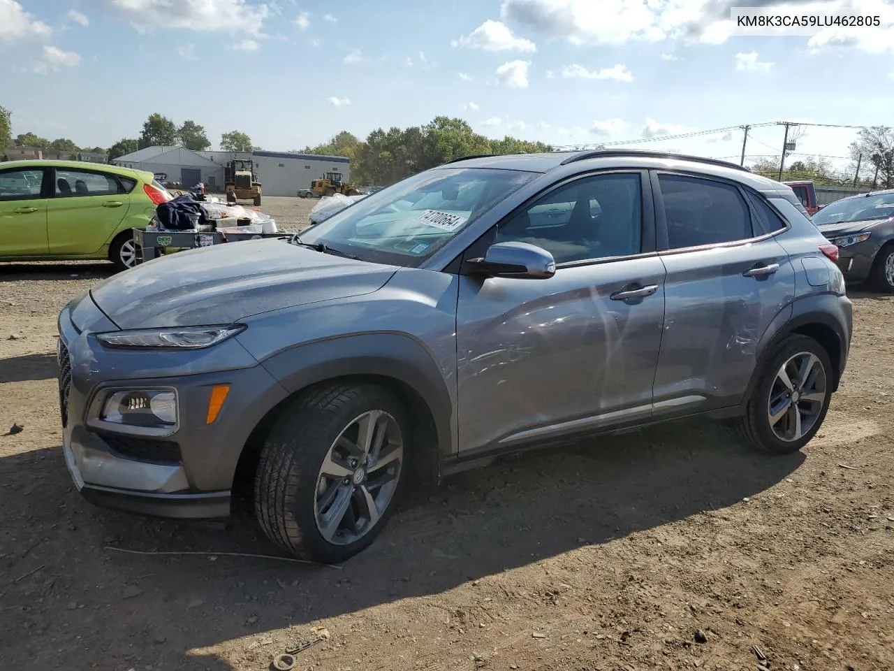 2020 Hyundai Kona Limited VIN: KM8K3CA59LU462805 Lot: 74700664