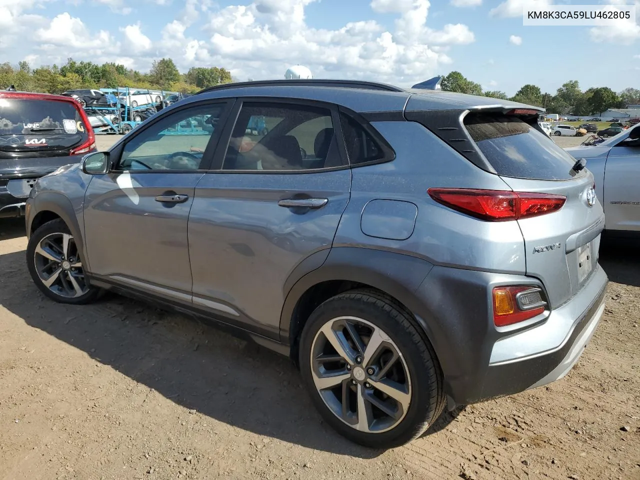 2020 Hyundai Kona Limited VIN: KM8K3CA59LU462805 Lot: 74700664