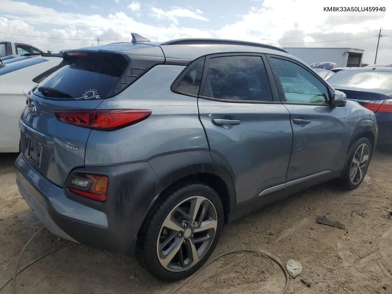 2020 Hyundai Kona Limited VIN: KM8K33A50LU459940 Lot: 74915784