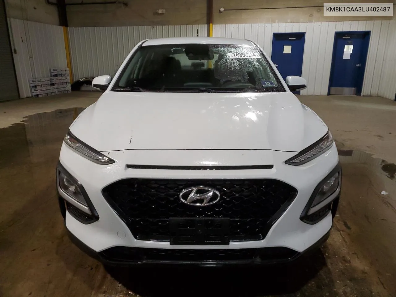 2020 Hyundai Kona Se VIN: KM8K1CAA3LU402487 Lot: 74955514