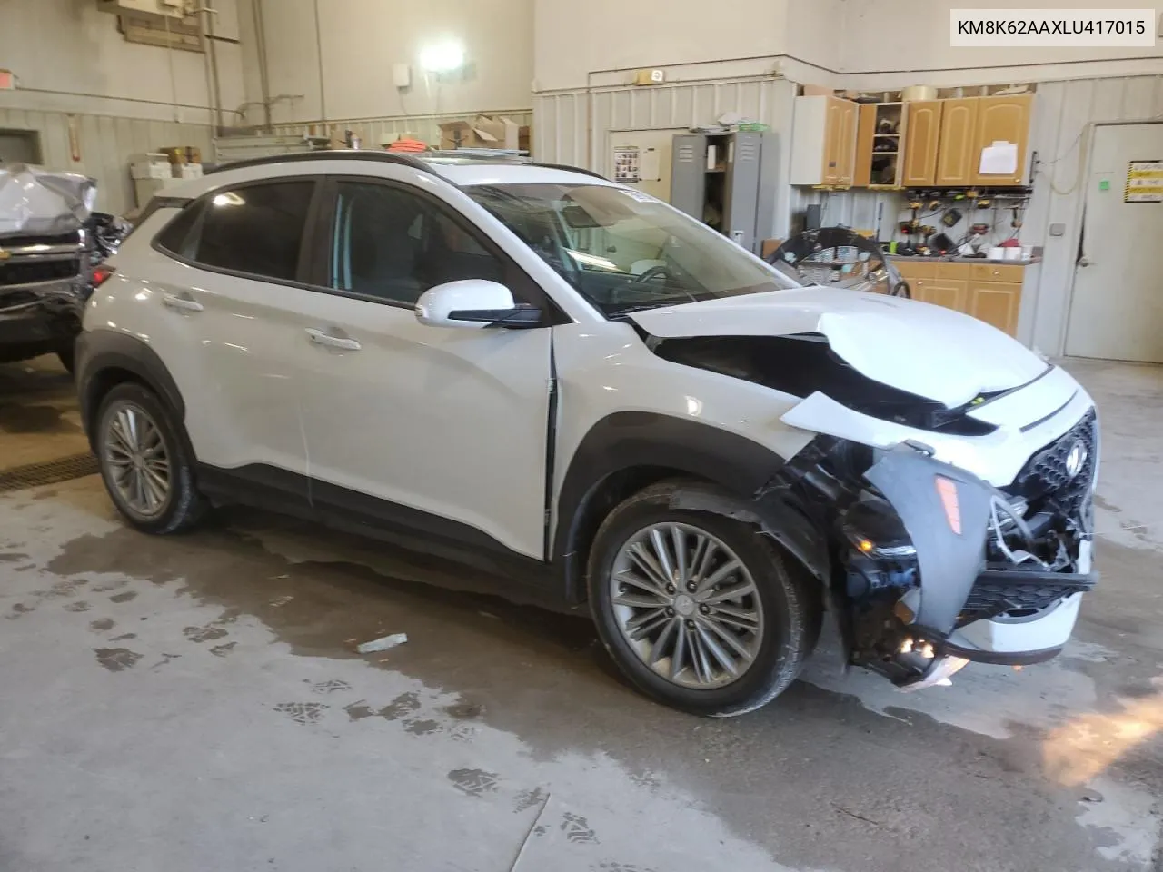 2020 Hyundai Kona Sel Plus VIN: KM8K62AAXLU417015 Lot: 75097734