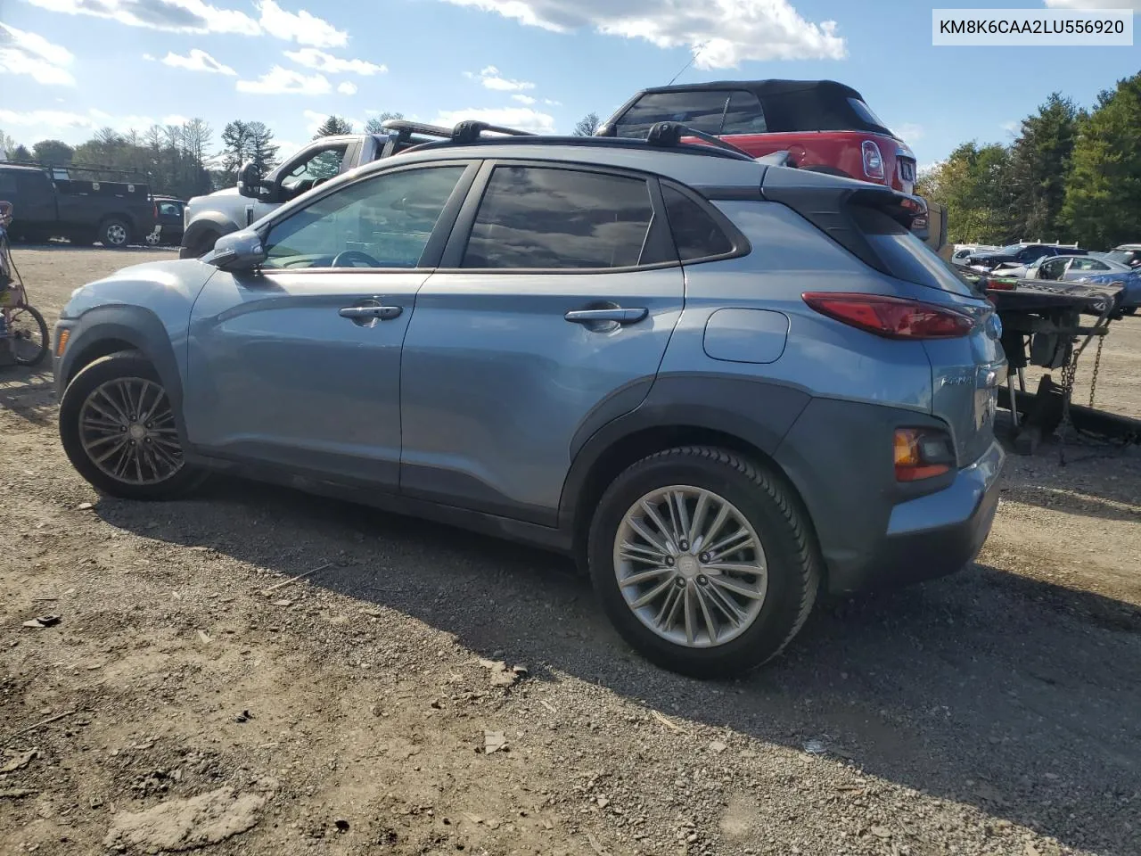 2020 Hyundai Kona Sel Plus VIN: KM8K6CAA2LU556920 Lot: 75213754