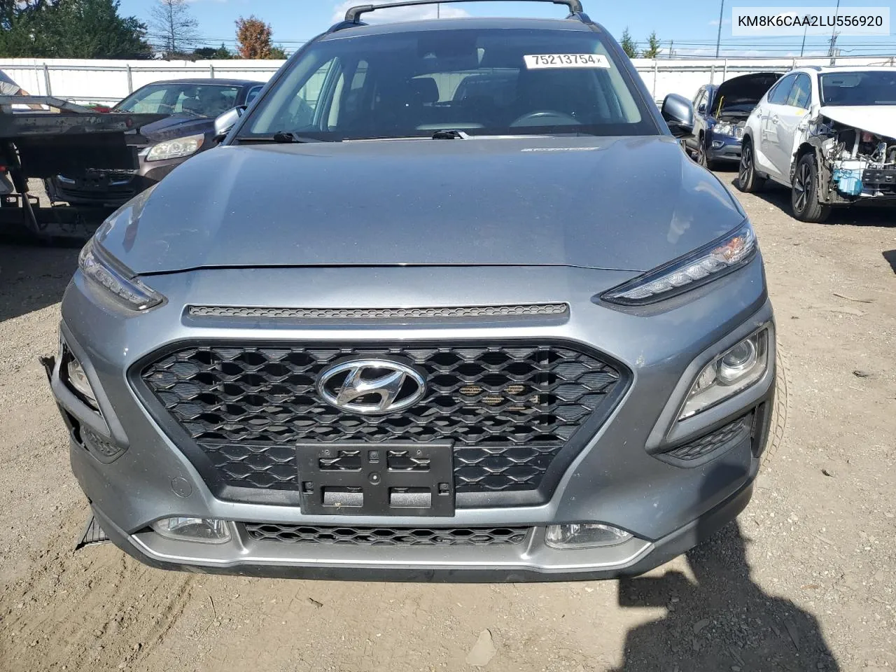 2020 Hyundai Kona Sel Plus VIN: KM8K6CAA2LU556920 Lot: 75213754