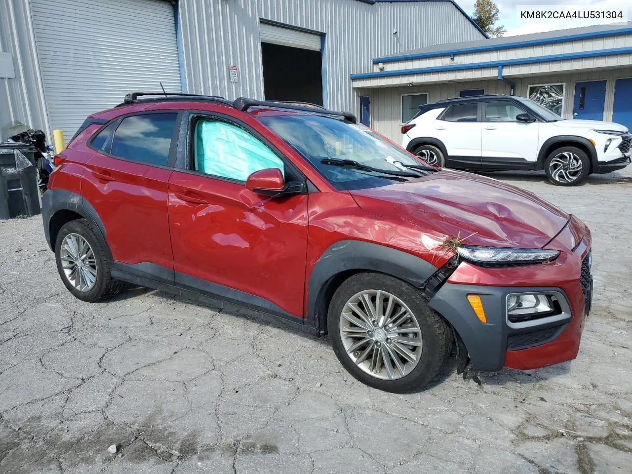 2020 Hyundai Kona Sel VIN: KM8K2CAA4LU531304 Lot: 75388654