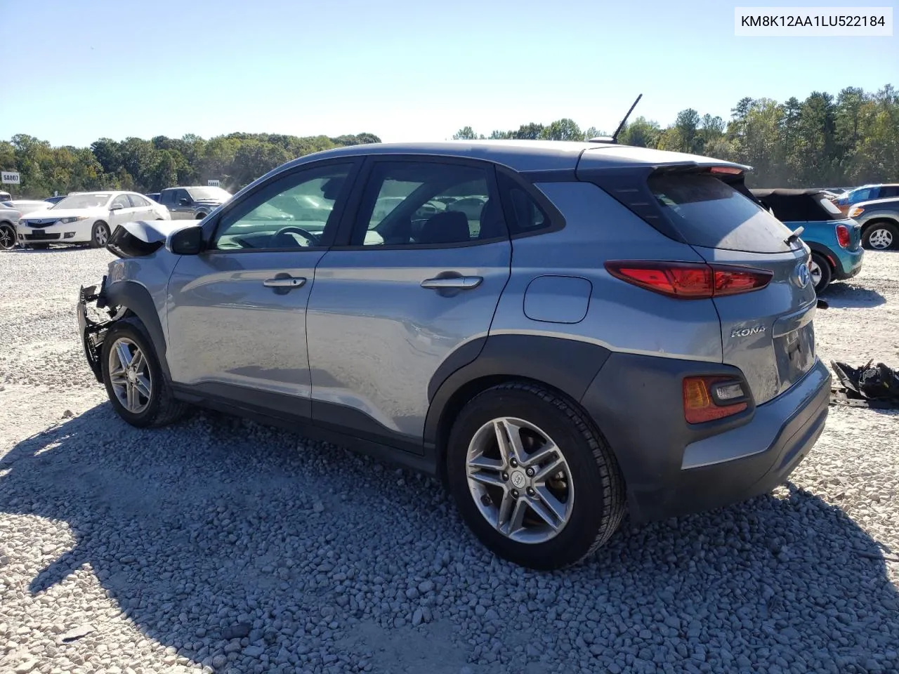 2020 Hyundai Kona Se VIN: KM8K12AA1LU522184 Lot: 75500844