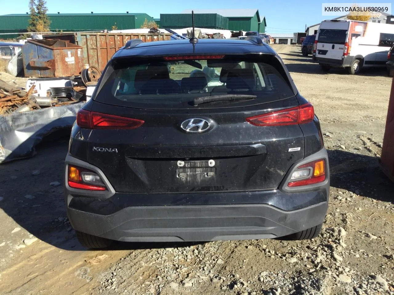 2020 Hyundai Kona Se VIN: KM8K1CAA3LU530969 Lot: 75684534