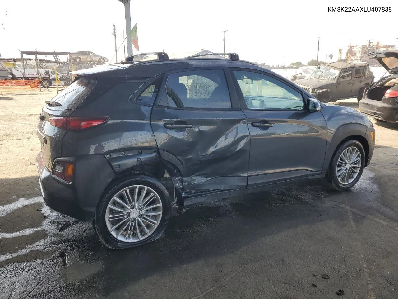 KM8K22AAXLU407838 2020 Hyundai Kona Sel