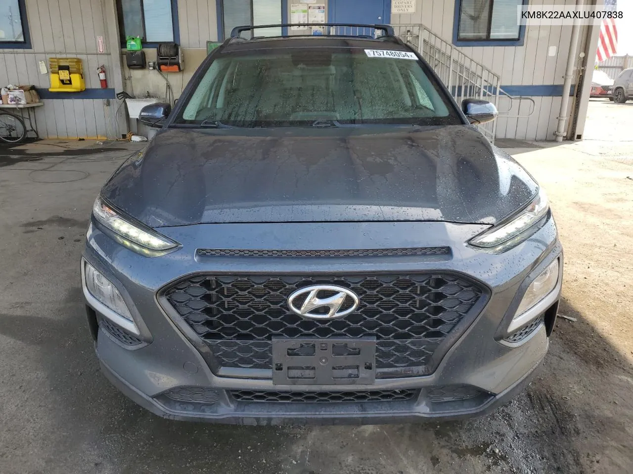 KM8K22AAXLU407838 2020 Hyundai Kona Sel