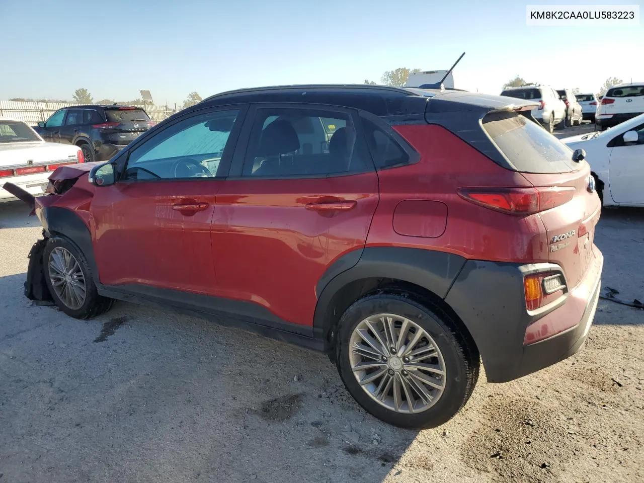 2020 Hyundai Kona Sel VIN: KM8K2CAA0LU583223 Lot: 76365084